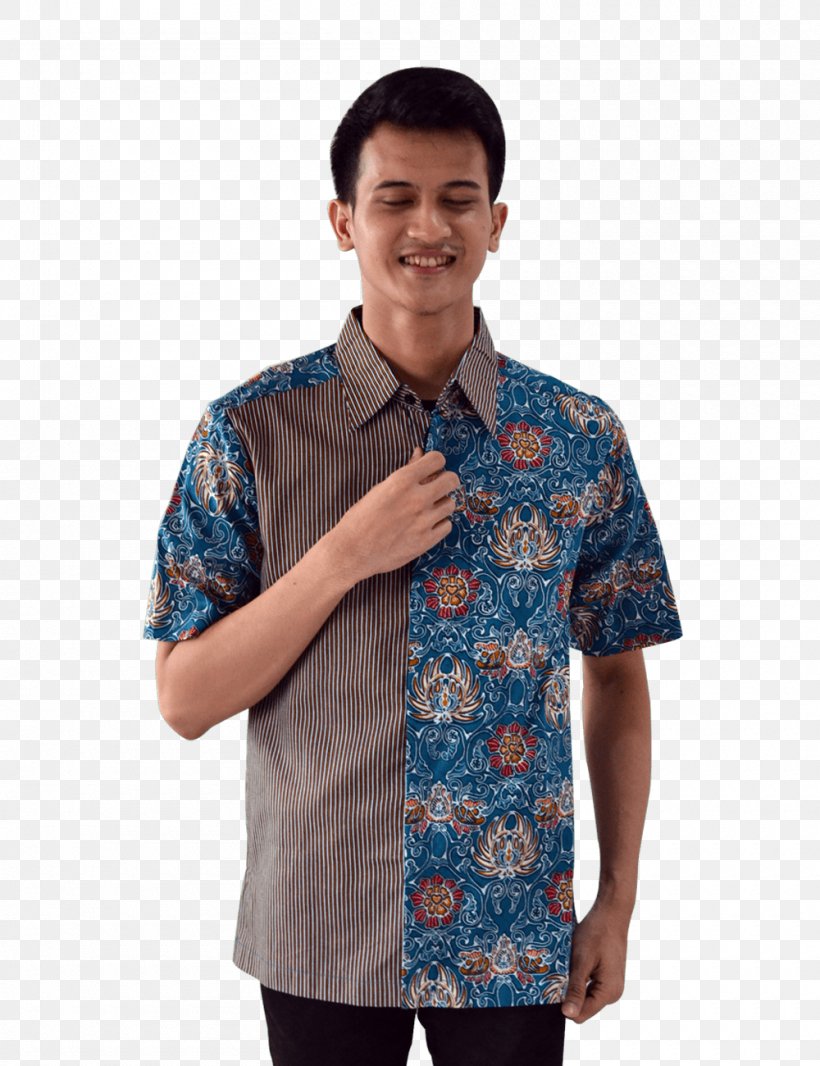 T-shirt Sleeve Blue Batik, PNG, 1000x1300px, Tshirt, Batik, Batik Arjuna Weda, Batik Kawung, Blouse Download Free