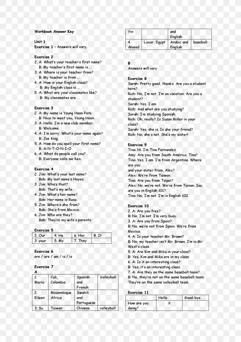Workbook Download E-book Document White, PNG, 1653x2339px, Workbook, Area, Black And White, Document, Ebook Download Free