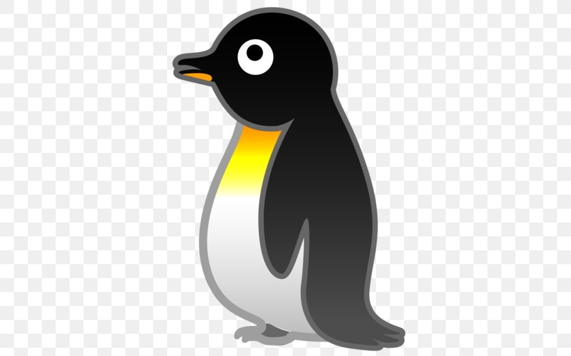 King Penguin Emoji Google Android Oreo, PNG, 512x512px, Penguin, Android, Android Oreo, Beak, Bird Download Free