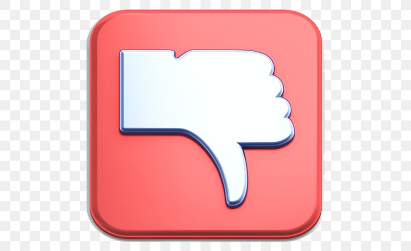 Thumb Signal Like Button Clip Art, PNG, 500x500px, Thumb Signal, Electric Blue, Facebook Inc, Like Button, Rectangle Download Free