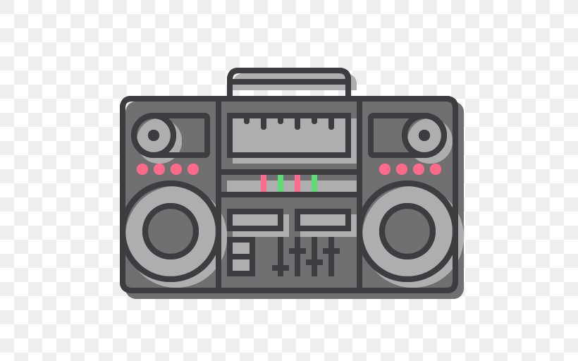 Boombox Sound Radio, PNG, 512x512px, Boombox, Drawing, Electronic Instrument, Electronics, Media Player Download Free