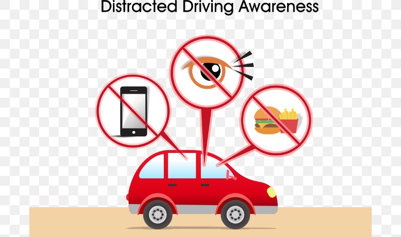 Distracted Driving Car Mobile Phones Traffic Collision, PNG, 700x485px, Distracted Driving, Area, Brand, Car, Cartoon Download Free