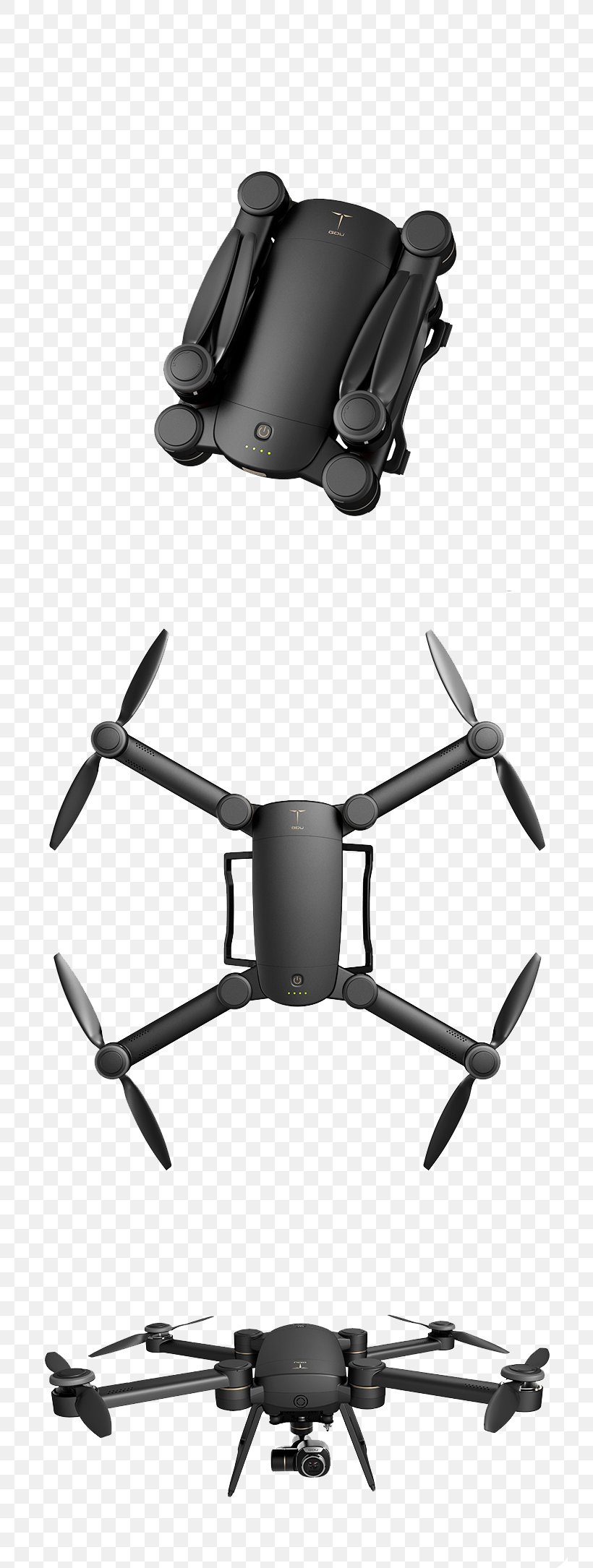Unmanned Aerial Vehicle Quadcopter 4K Resolution Camera Gimbal, PNG, 750x2169px, 4k Resolution, Flight, Aerial Video, Aircraft, Airplane Download Free