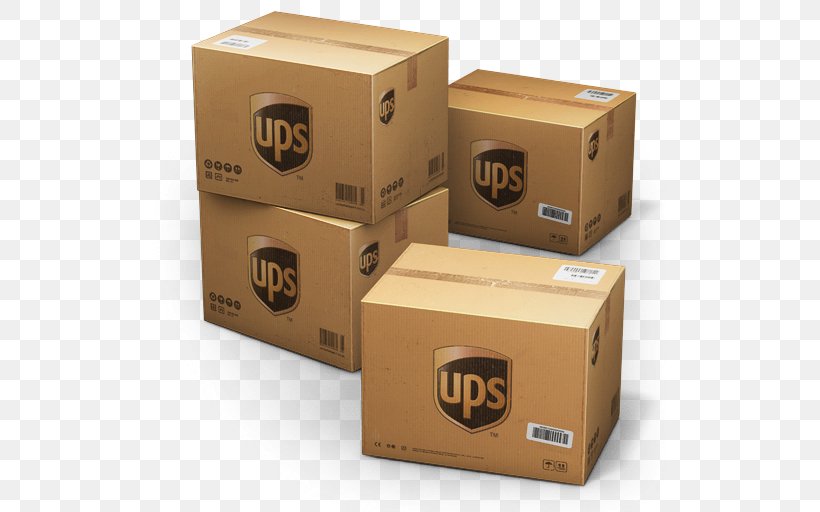 Box Cardboard Package Delivery, PNG, 512x512px, United Parcel Service, Box, Cardboard, Carton, Delivery Download Free
