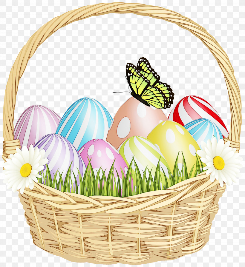 Easter Egg, PNG, 2747x3000px, Watercolor, Basket, Easter, Easter Bunny, Easter Egg Download Free