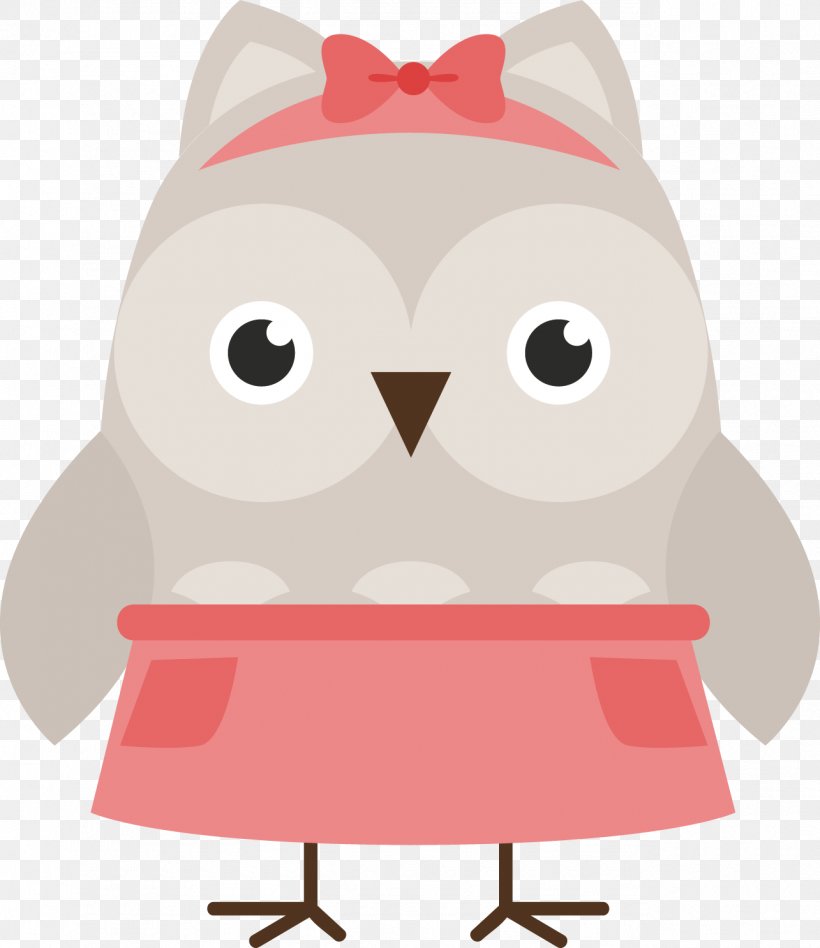 Owl Vector Graphics Bird Illustration Image, PNG, 1285x1486px, Owl, Bird, Bird Of Prey, Cartoon, Pink Download Free