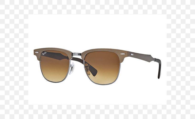 Ray-Ban Clubmaster Aluminium Sunglasses Polarized Light Ray-Ban Clubmaster Classic, PNG, 582x500px, Rayban, Aviator Sunglasses, Beige, Browline Glasses, Brown Download Free