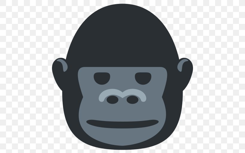 Western Lowland Gorilla Ape Emoji Killing Of Harambe Image, PNG, 512x512px, Western Lowland Gorilla, Ape, Apple Color Emoji, Cartoon, Eastern Lowland Gorilla Download Free