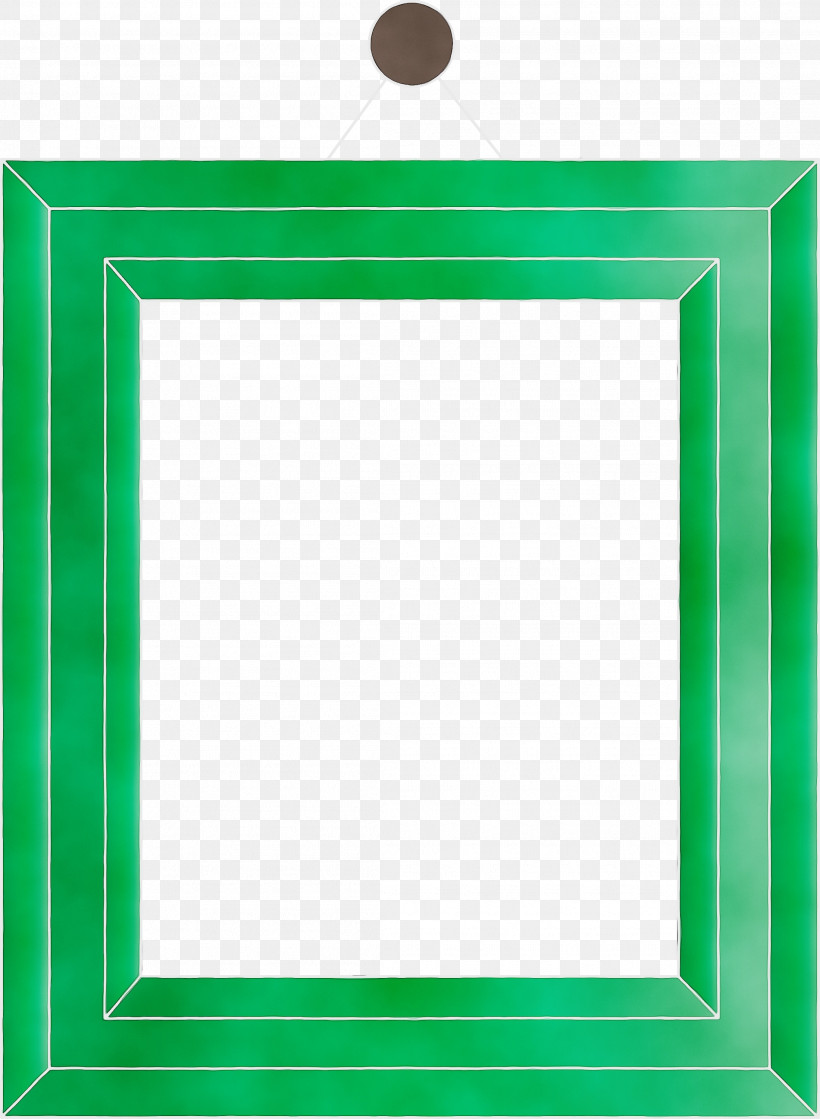 Picture Frame, PNG, 2198x3000px, Photo Frame, Angle, Green, Hanging Photo Frame, Meter Download Free