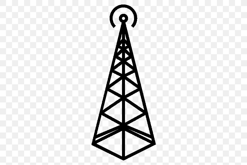 Telecommunications Tower Radio Clip Art, PNG, 548x548px, Telecommunications Tower, Aerials, Amateur Radio, Black And White, Body Jewelry Download Free