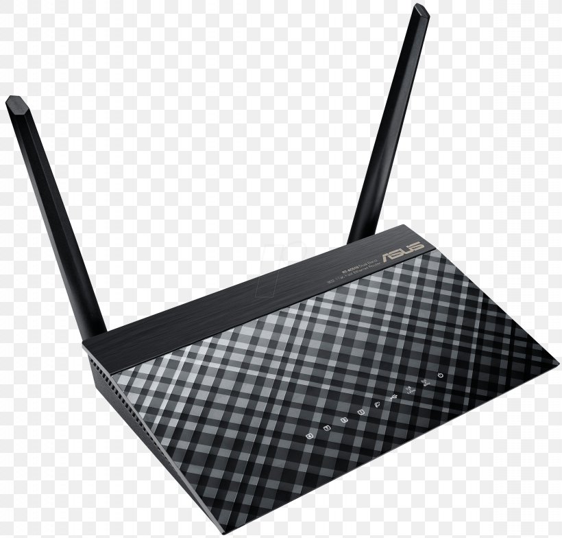 Wireless Router IEEE 802.11ac Wi-Fi Ethernet, PNG, 2355x2254px, Router, Black, Computer Network, Data Transfer Rate, Ethernet Download Free