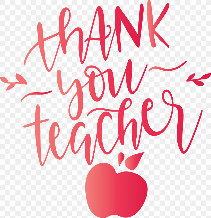 Teachers Day Thank You, PNG, 2899x3000px, Teachers Day, Area, Line, Logo, M Download Free