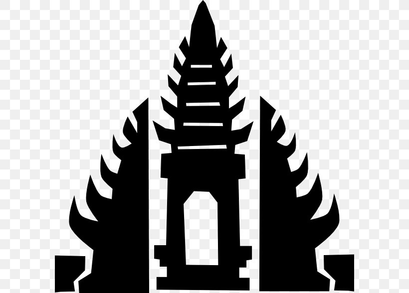 Balinese Temple Clip Art, PNG, 600x588px, Bali, Balinese Temple, Black And White, Blog, Hindu Temple Download Free