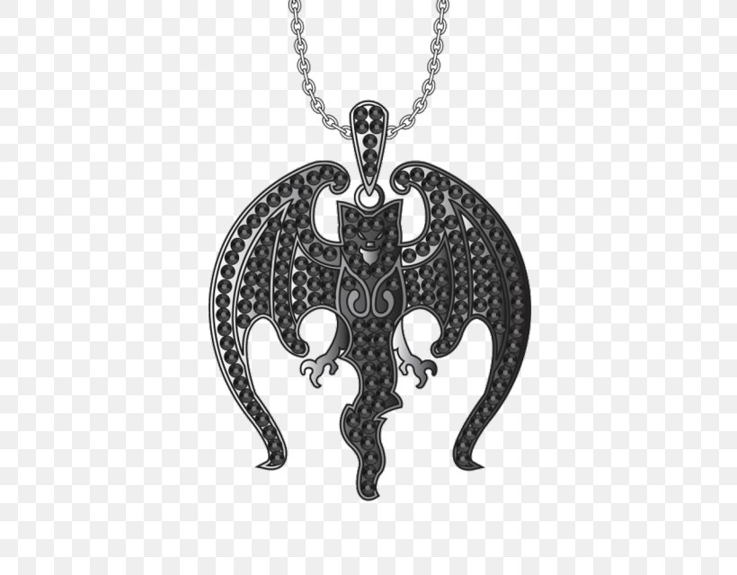 Locket Bat Earring Necklace Pendant, PNG, 640x640px, Locket, Bat, Bracelet, Chain, Clothing Accessories Download Free