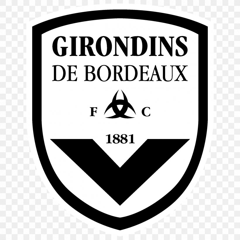 Logo Organization FC Girondins De Bordeaux Clip Art Brand, PNG, 2400x2400px, Logo, Area, Black, Black And White, Black M Download Free