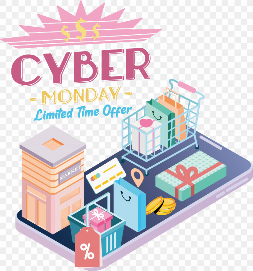 Cyber Monday, PNG, 3468x3705px, Cyber Monday, Discount, Limited Time Offer, Special Offer Download Free