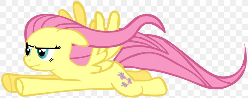 Pony Fluttershy Horse, PNG, 1416x564px, Watercolor, Cartoon, Flower, Frame, Heart Download Free