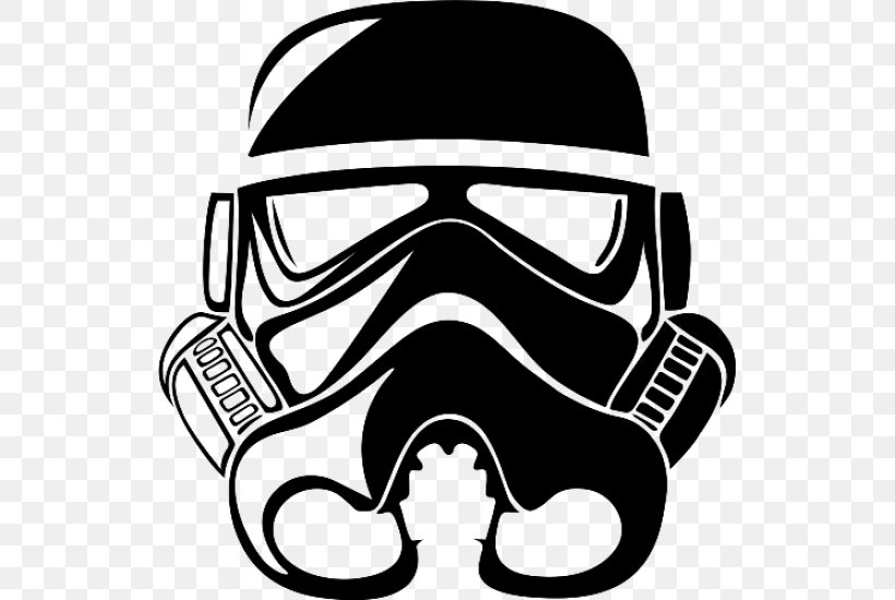 Stormtrooper Sticker Star Wars T-shirt R2-D2, PNG, 550x550px, Stormtrooper, Automotive Design, Black And White, Bone, Decal Download Free
