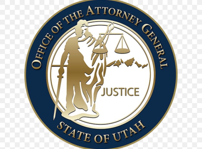 Utah Attorney General's Office Lawyer Attorney At Law, PNG, 622x607px, Attorney General, Attorney At Law, Badge, Brand, Court Download Free