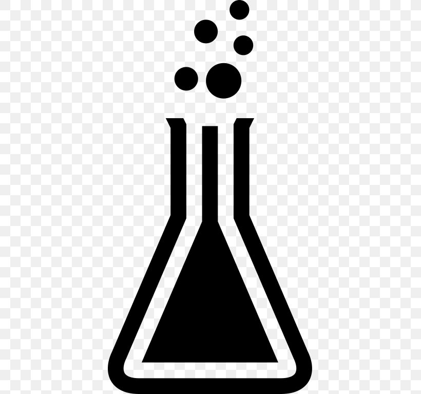 Erlenmeyer Flask Chemistry Clip Art, PNG, 399x767px, Erlenmeyer Flask, Area, Black And White, Chemistry, Image File Formats Download Free