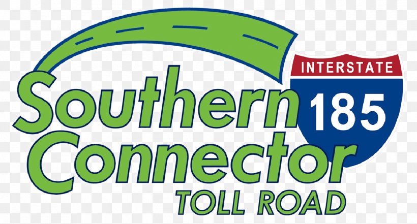 Interstate 185 Toll Road Greenville South Carolina Highway 185, PNG, 1400x753px, Toll Road, Area, Brand, Ezpass, Green Download Free