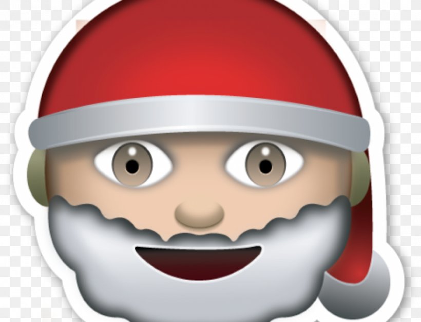 Santa Claus Emoji Sticker Father Christmas, PNG, 1000x766px, Santa Claus, Christmas, Christmas Card, Christmas Elf, Christmas Music Download Free