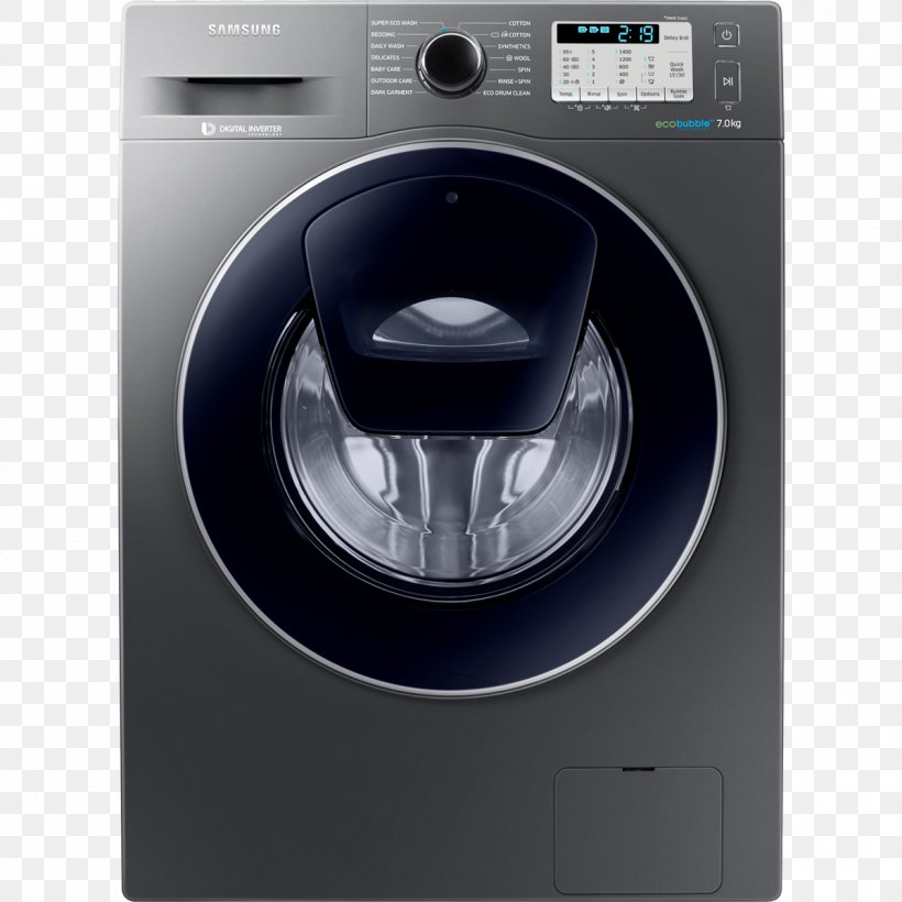 Samsung WW70K5410 Samsung AddWash WF15K6500 Washing Machines Home Appliance, PNG, 1200x1200px, Samsung Ww70k5410, Clothes Dryer, Home Appliance, Laundry, Major Appliance Download Free