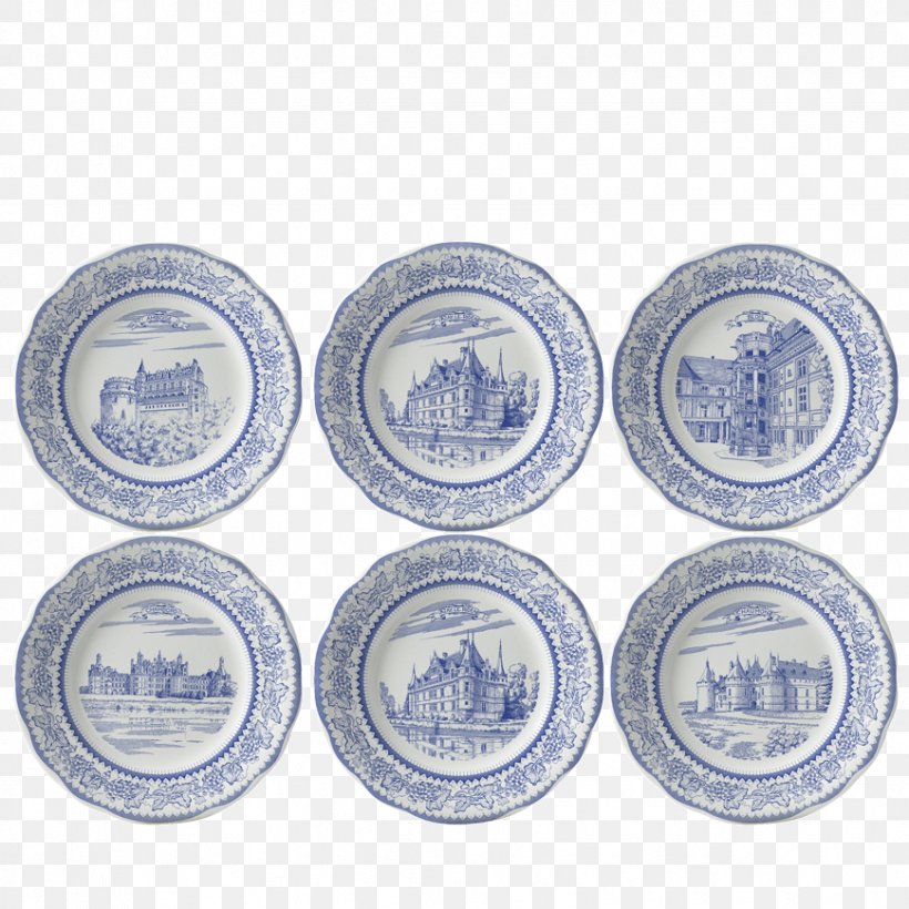 Châteaux Of The Loire Valley Plate Faïencerie De Gien, PNG, 869x869px, Loire, Azaylerideau, Blois, Coin, Currency Download Free