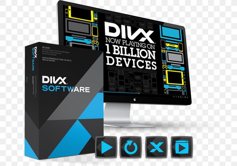 DivX Plus HD High Efficiency Video Coding Video Player DivX Player, PNG, 703x575px, 4k Resolution, Divx, Brand, Computer Software, Display Device Download Free