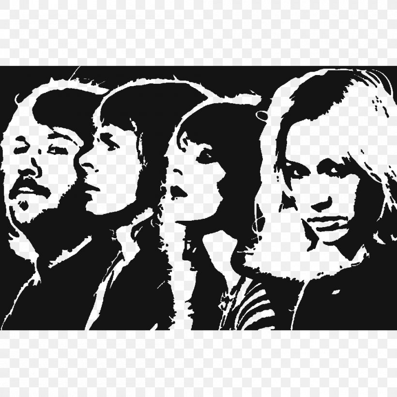 ABBA: The Museum ABBA: The Treasures Greatest Hits The Best Of ABBA, PNG, 1000x1000px, Abba, Art, Black, Black And White, Concert Download Free