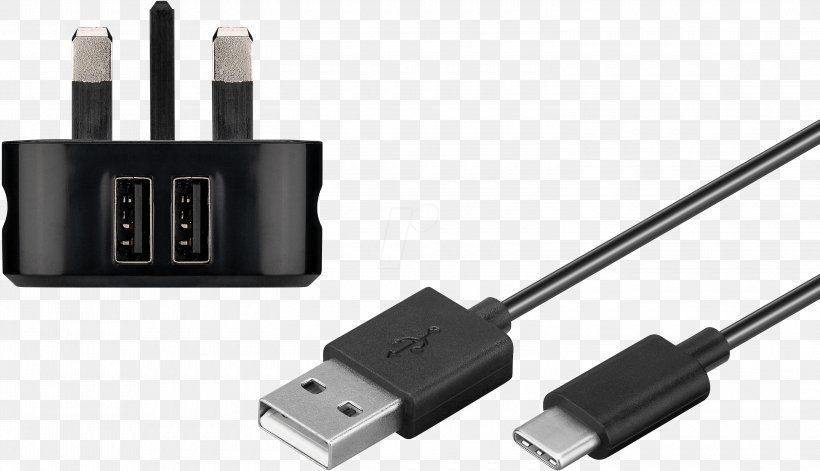 Battery Charger USB-C Micro-USB Electrical Cable, PNG, 3000x1725px, Battery Charger, Ac Adapter, Adapter, Cable, Cigarette Lighter Receptacle Download Free