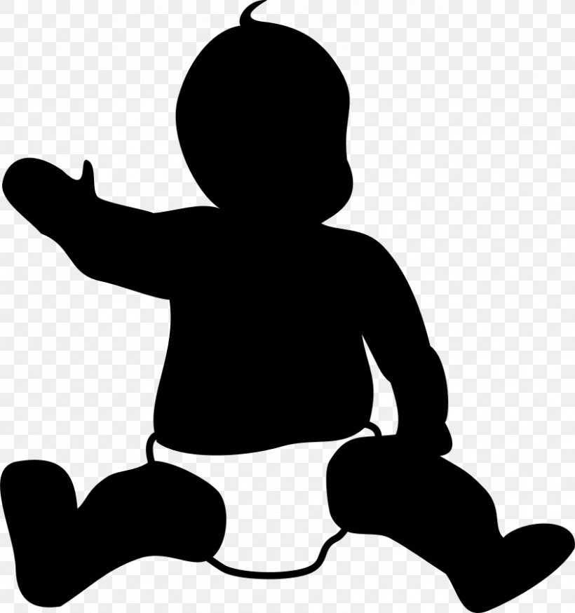 Diaper Infant Child Crawling Clip Art, PNG, 844x900px, Diaper, Arm, Artwork, Baby Bottles, Black Download Free