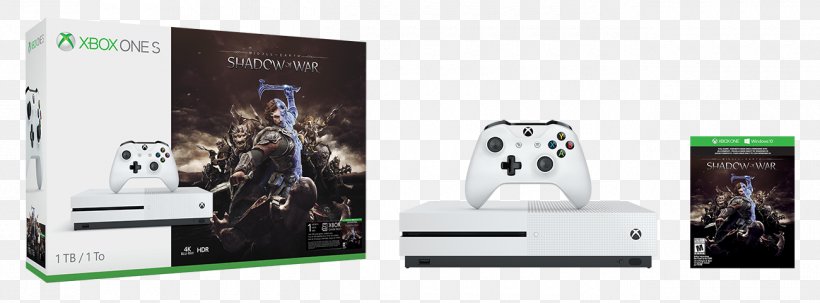 Middle-earth: Shadow Of War Microsoft Xbox One S Middle-earth: Shadow Of Mordor Halo Wars 2 PlayerUnknown's Battlegrounds, PNG, 1300x481px, Middleearth Shadow Of War, All Xbox Accessory, Brand, Communication, Computer Accessory Download Free