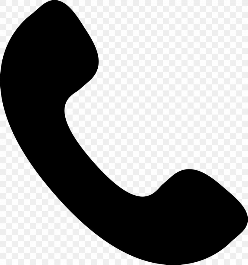 Telephone Call Symbol, PNG, 914x980px, Telephone, Black, Black And White, Crescent, Email Download Free