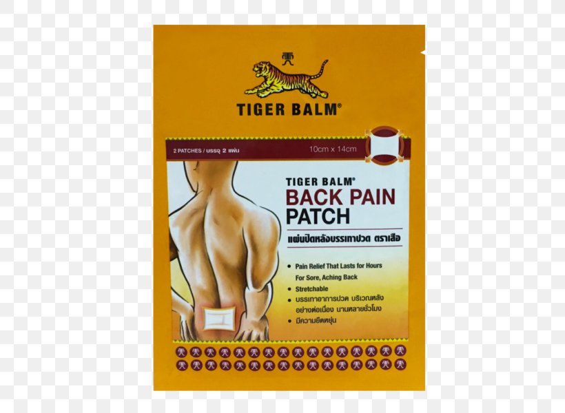 Tiger Balm Transdermal Analgesic Patch Human Back Adhesive Bandage Health Care, PNG, 600x600px, Tiger Balm, Ache, Adhesive Bandage, Analgesic, Back Pain Download Free