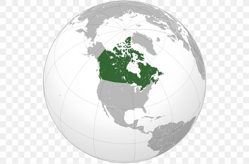 Canada United States Orthographic Projection Earth Globe, PNG, 541x541px, Canada, Americas, Ball, Earth, Generic Mapping Tools Download Free