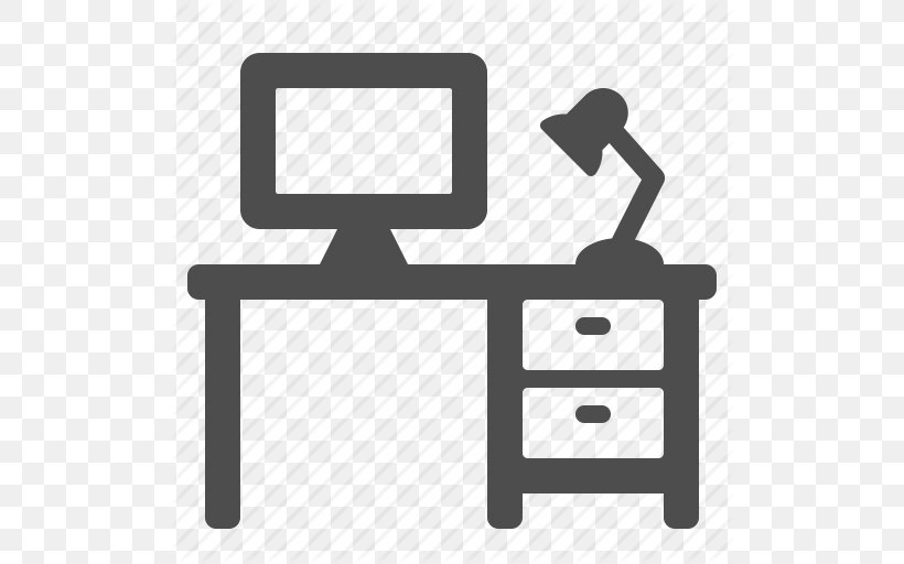 Office Desk Cubicle, PNG, 512x512px, Office, Black And White, Brand, Communication, Computer Desk Download Free
