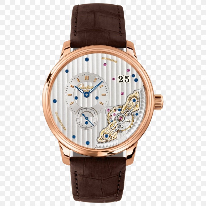 Glashütte Original International Watch Company Chronograph, PNG, 1000x1000px, Watch, Automatic Watch, Brown, Chronograph, Gerhard D Wempe Download Free
