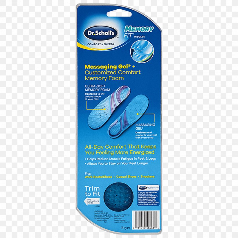 Dr. Scholl's Comfort & Energy Memory Fit Insoles Shoe Insert Dr. Scholl's Dr. Scholl's Comfort & Energy Massaging Gel Insoles F Dr. Scholl's Comfort & Energy Massaging Gel Insoles For Women, PNG, 1440x1440px, Shoe Insert, Hardware, Shoe, Toothbrush Accessory Download Free