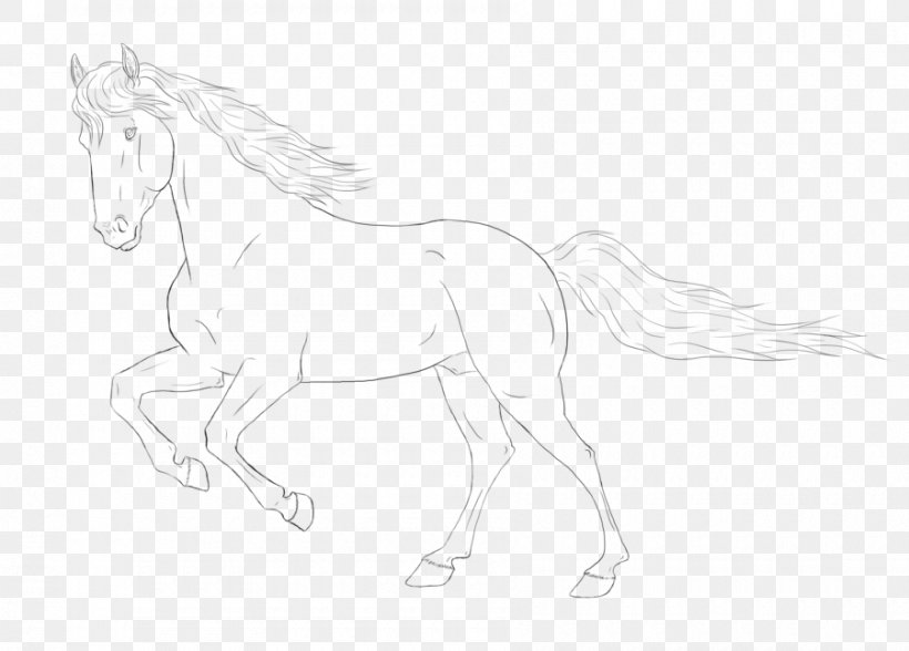 Line Art Horse Halter Pony Sketch, PNG, 900x646px, Line Art, Animal Figure, Artwork, Black And White, Bridle Download Free