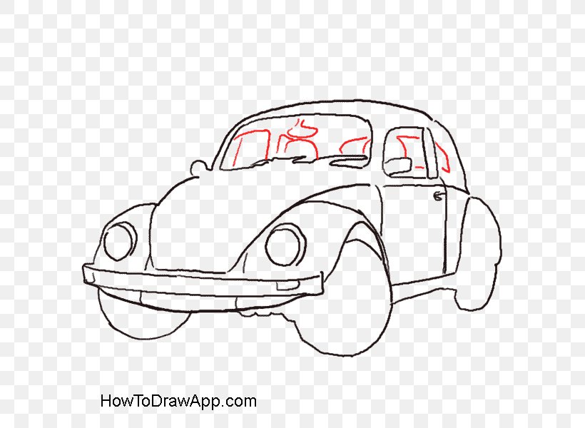 How To Draw A Vw Beetle by Dawn | dragoart.com | Beetle drawing, Beetle, Vw  art