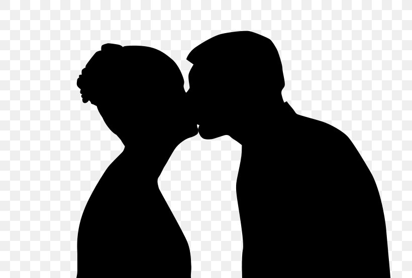 Kiss Love Silhouette Clip Art, PNG, 800x554px, Kiss, Arm, Black And White, Emotion, Holding Hands Download Free