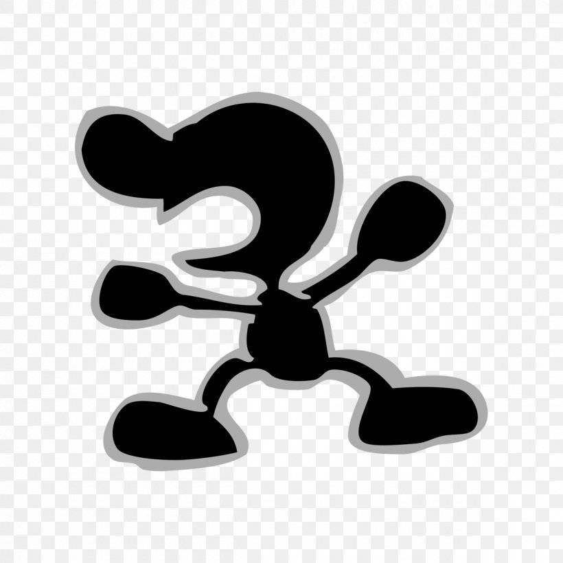 Nintendo Game & Watch Mr. Game And Watch Clip Art, PNG, 1200x1200px, Nintendo, Black, Black And White, Frantz Fanon, Game Watch Download Free