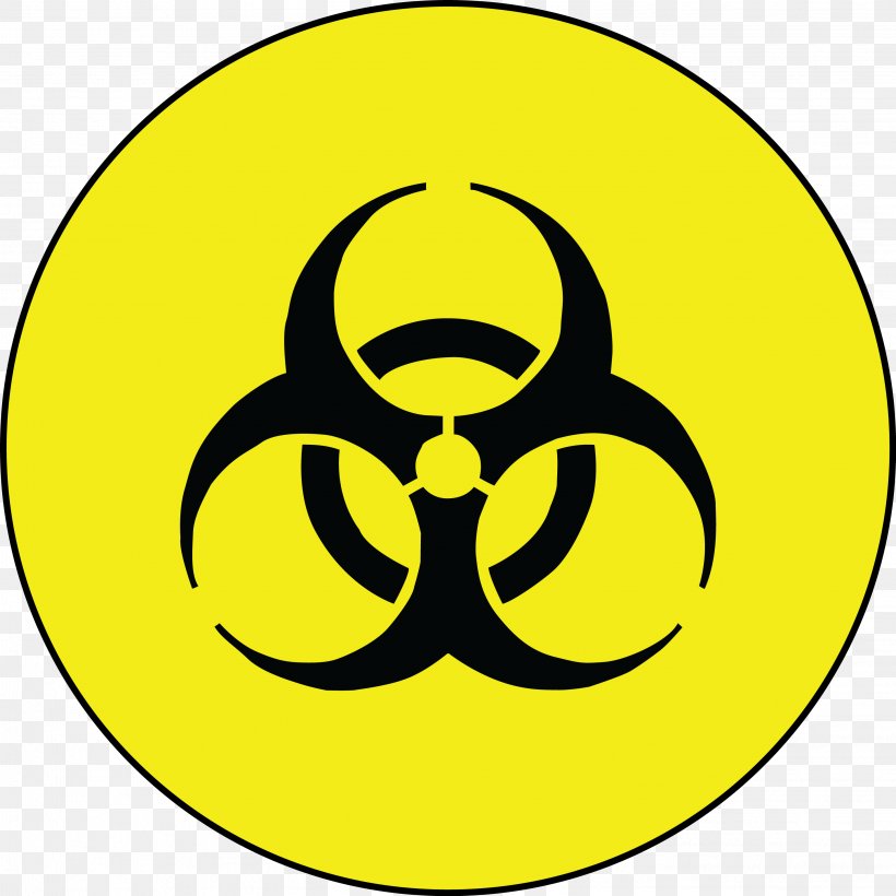 Biological Hazard Hazard Symbol Radiation, PNG, 2841x2841px, Biological Hazard, Area, Biological Warfare, Black And White, Clip Art Download Free