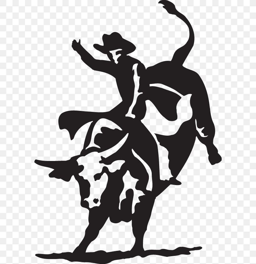 Clip Art Bull Riding Rodeo Openclipart Drawing, PNG, 600x843px, Bull Riding, Art, Black And White, Bucking Bull, Bull Download Free