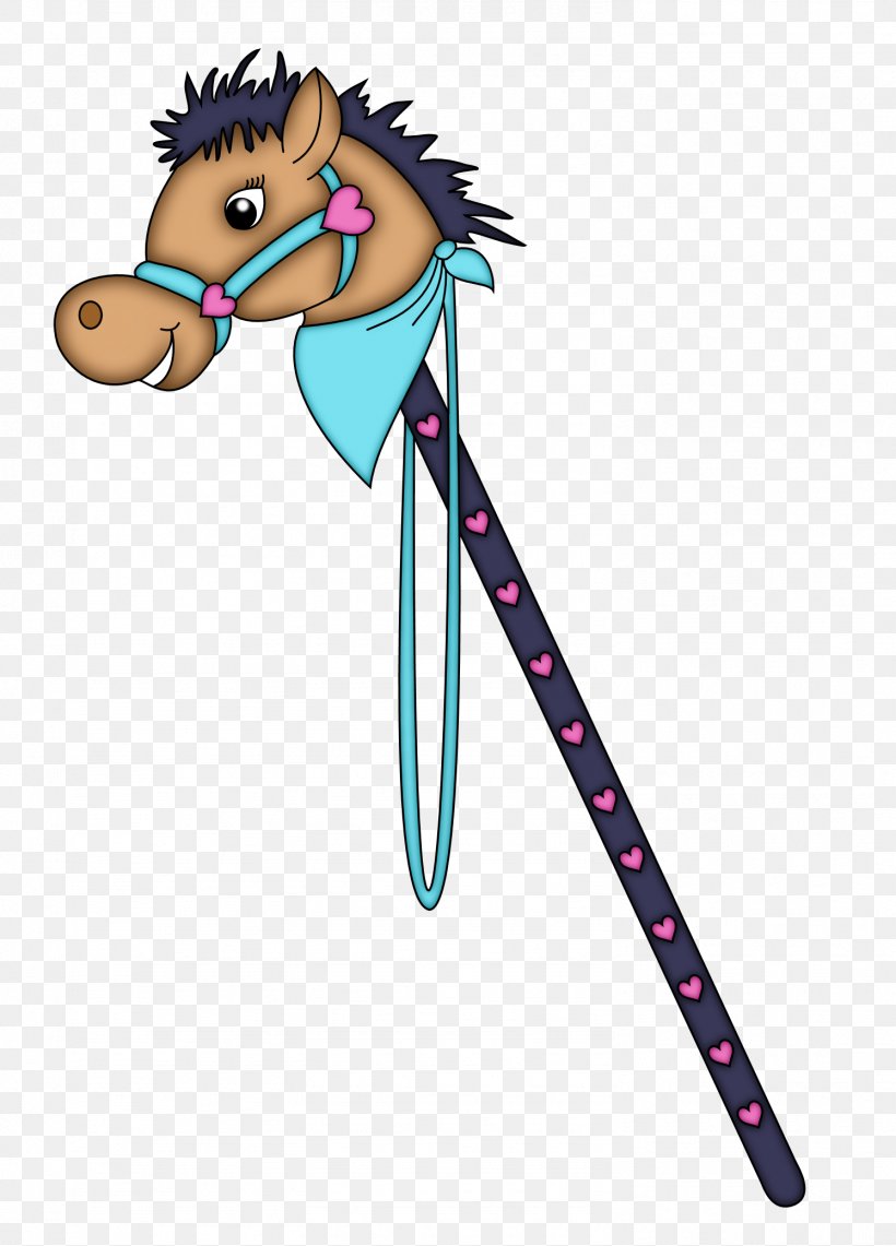 stick horse clipart