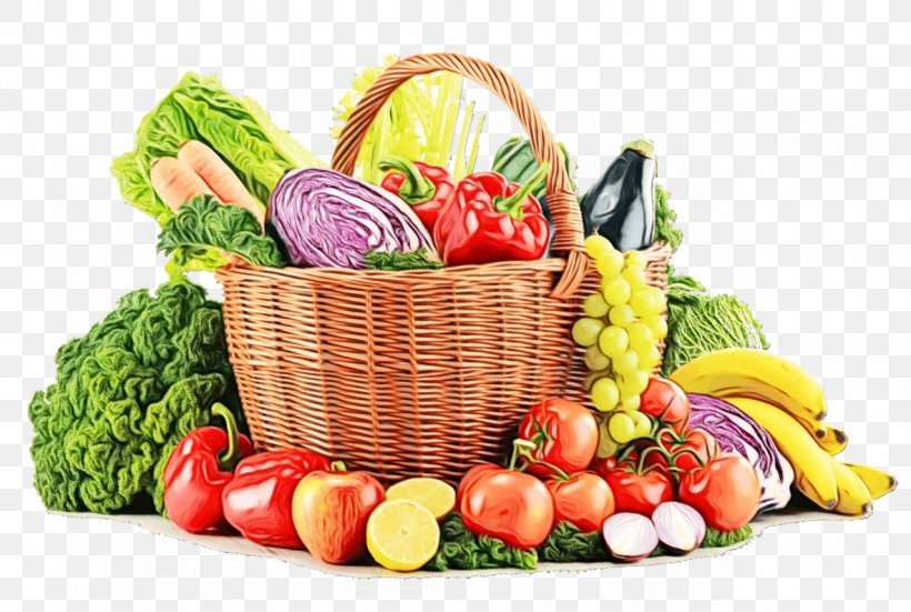 Natural Foods Basket Food Group Food Vegetable, PNG, 1278x860px, Watercolor, Basket, Food, Food Group, Hamper Download Free