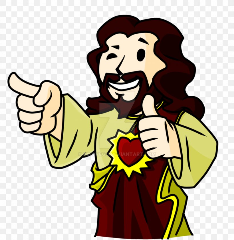 Fallout: New Vegas Clip Art Buddy Christ Image Illustration, PNG, 883x905px, Watercolor, Cartoon, Flower, Frame, Heart Download Free