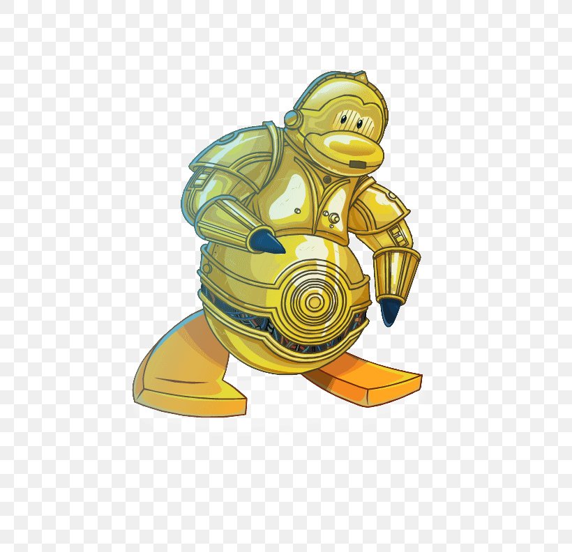 C-3PO Club Penguin R2-D2 Star Wars, PNG, 597x792px, Club Penguin, Art, Cartoon, Character, Drawing Download Free
