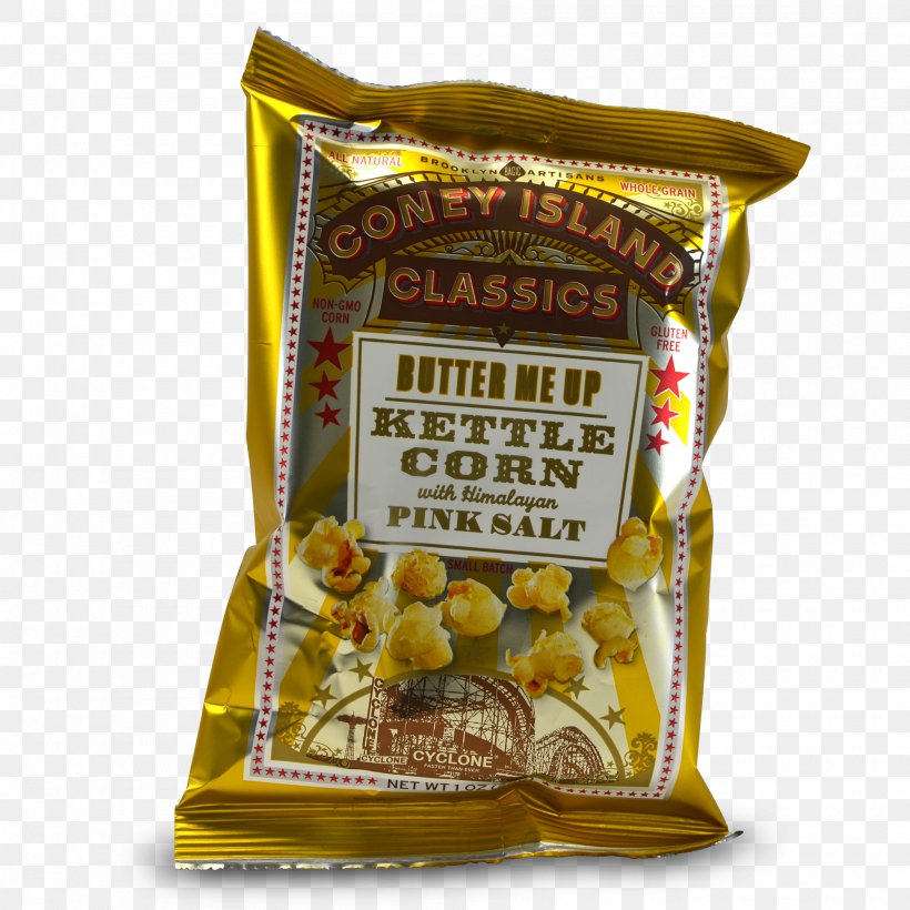 Kettle Corn Popcorn Coney Island Junk Food, PNG, 2000x2000px, Kettle Corn, Butter, Coney Island, Coney Island Hot Dog, Flavor Download Free